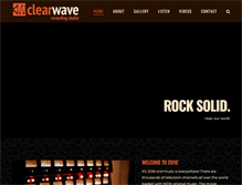 Tablet Screenshot of clearwavestudios.com